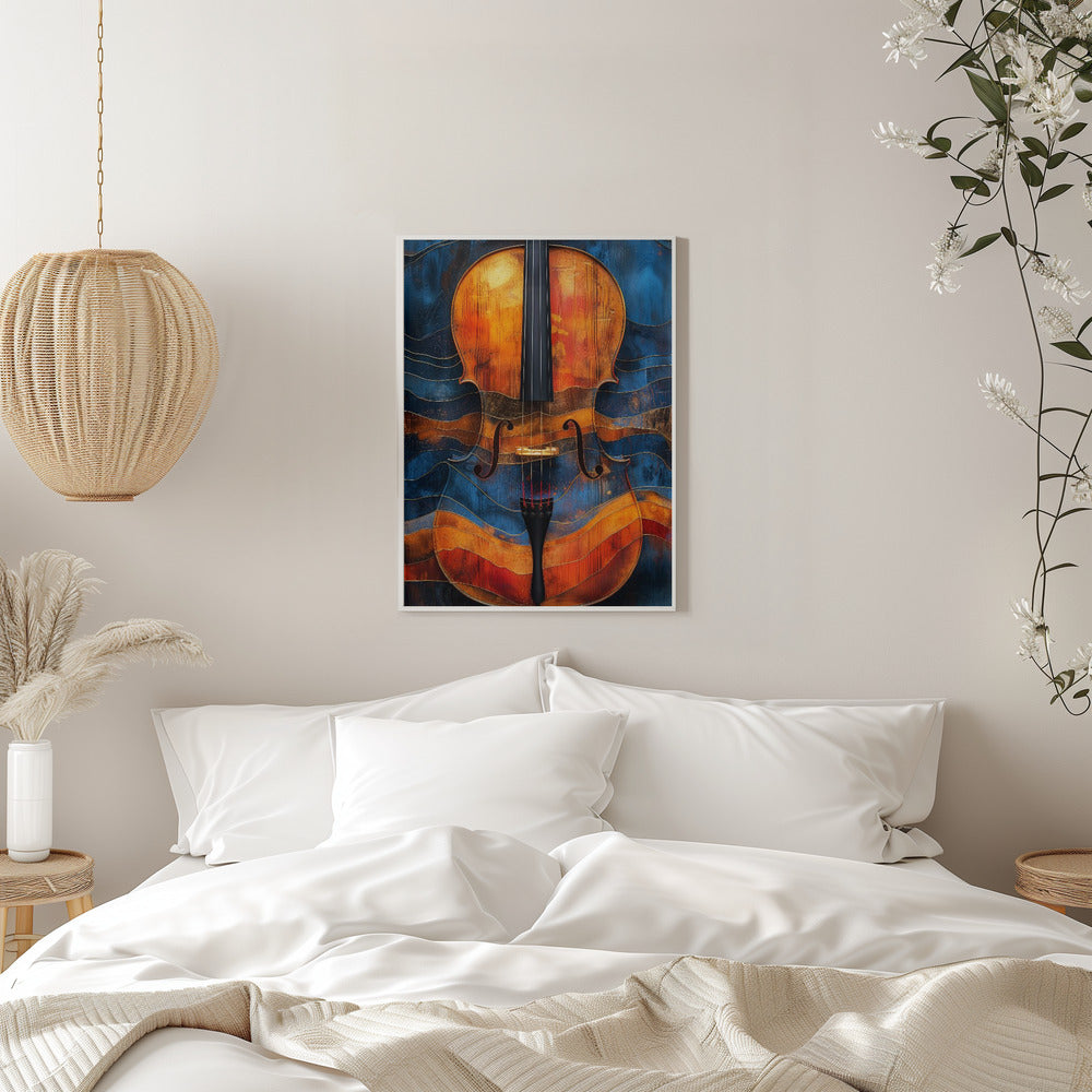 Wall art Music Violin 6 Canvas Print