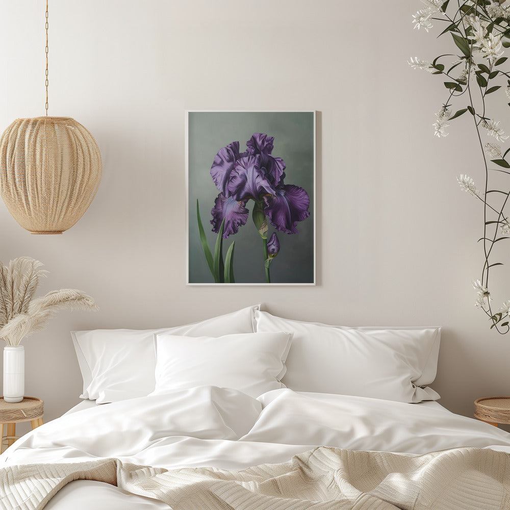 Floral Canvas Print-wall-art-iris-fl-18-inches