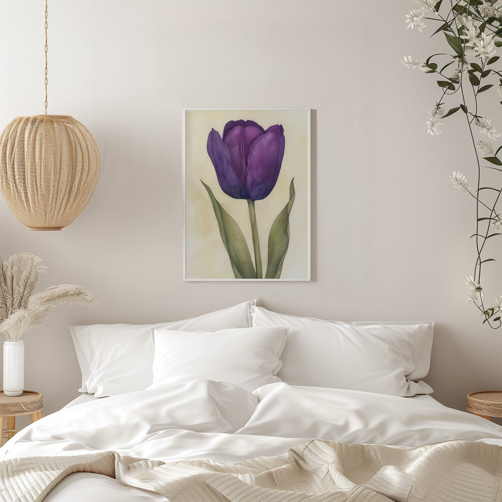 Wall art Purple Tulip 7