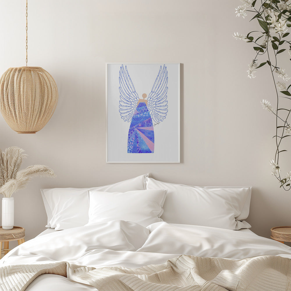 Wall art Angel in Blue