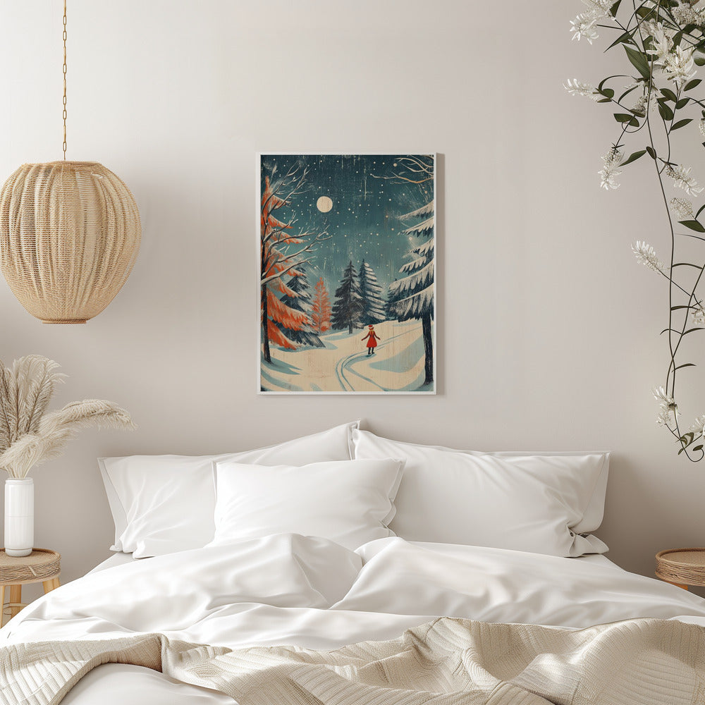 Wall art Christmas girl