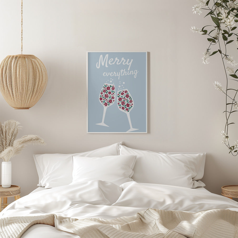 Wall art Merry Everything Canvas Print