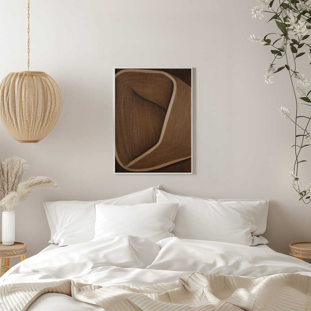 Wall art Caramel lines II