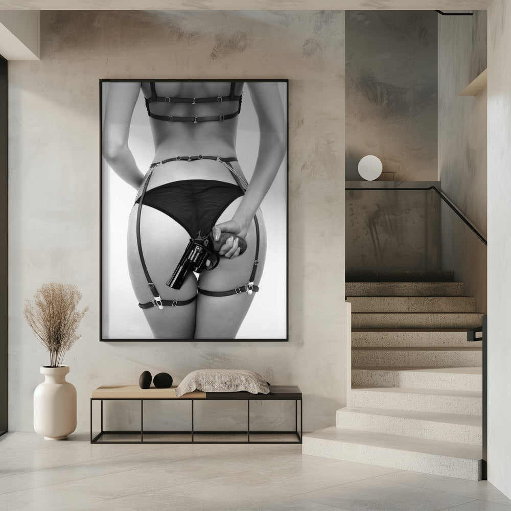  Love's A Loaded Gun Wall Artwork 0