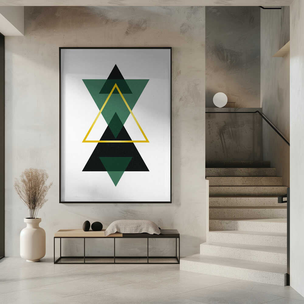 Wall art Minimal Triangle Collection #3
