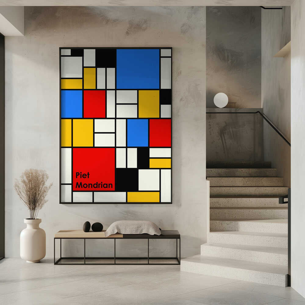 Wall art Piet Mondrian