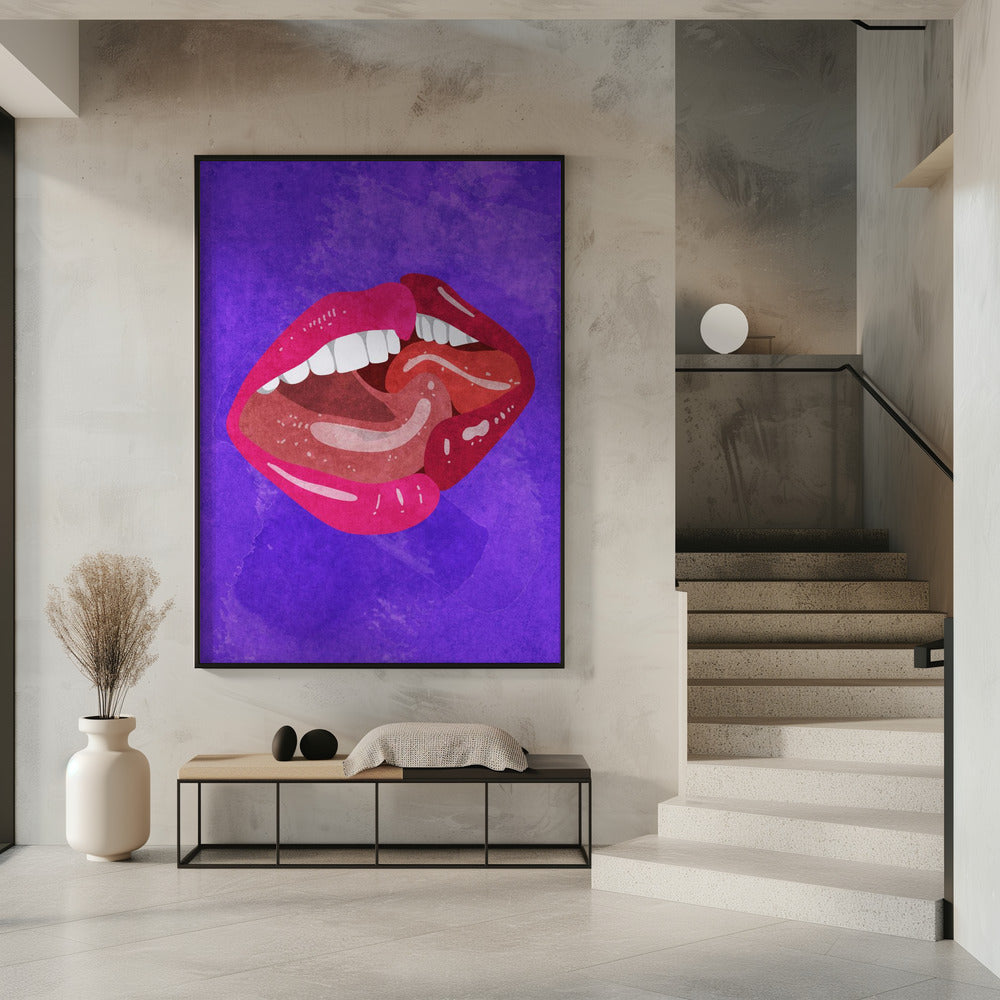 Wall art Kissing