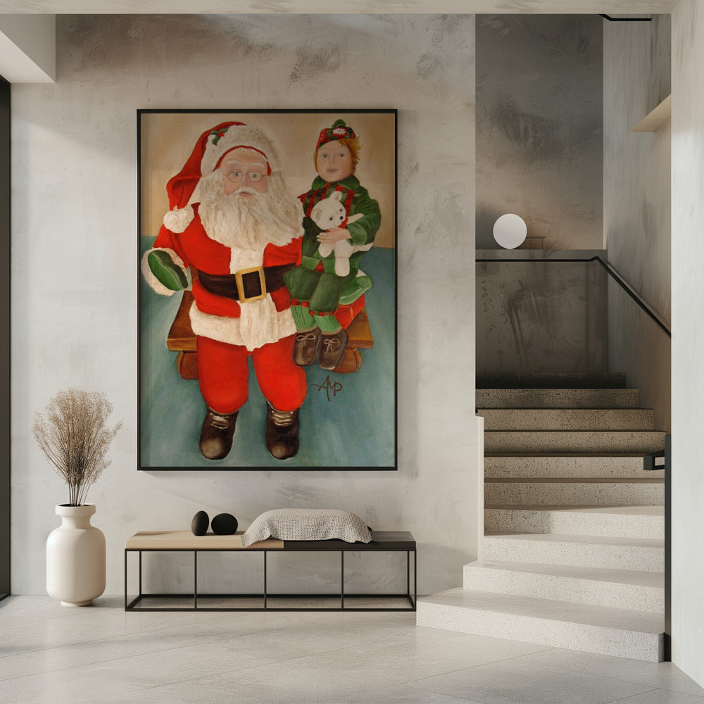 Wall art Ask Santa