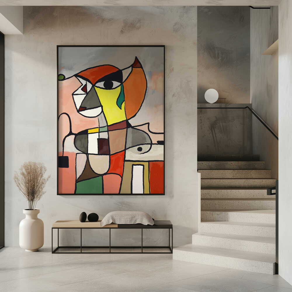 Wall art Colorful Geometric Shapes