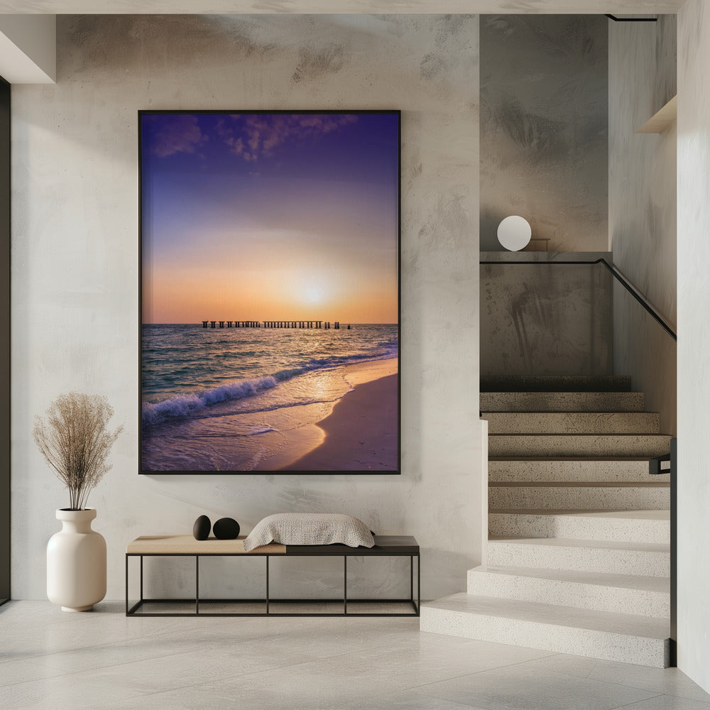 Landscape Photography Canvas Print-wall-art-gasparilla-island-sunset-