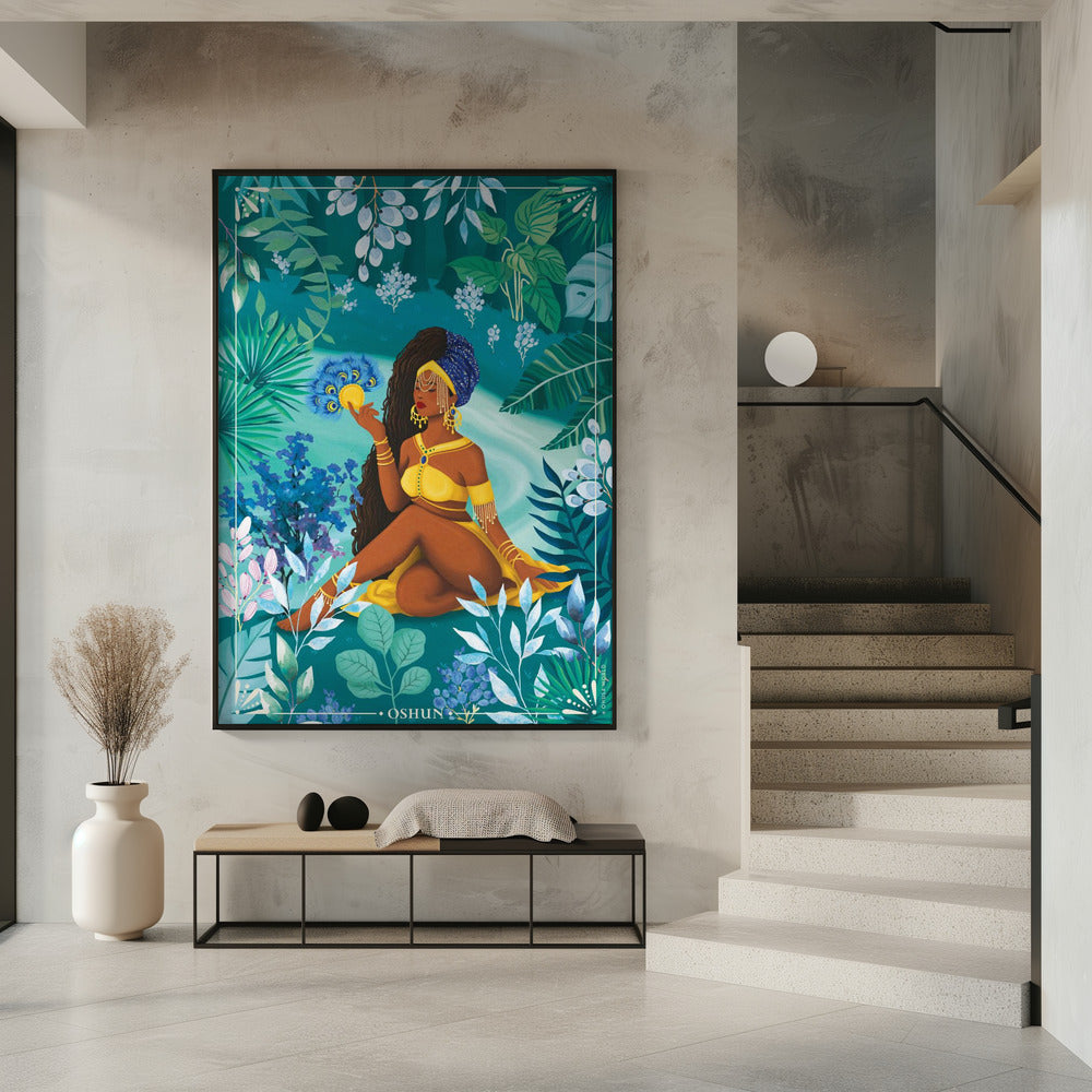 Wall art Oshun Orisha Goddess