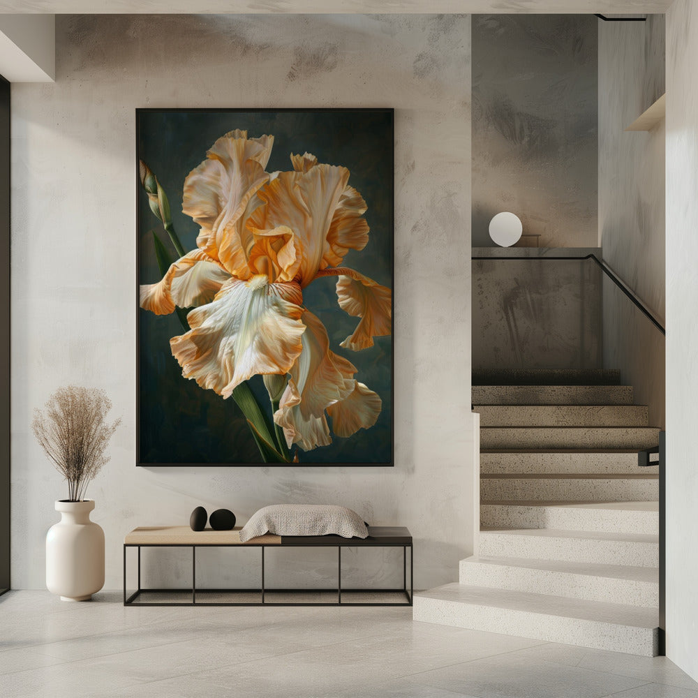 Floral Canvas Print-wall-art-iris-fl-73-inches