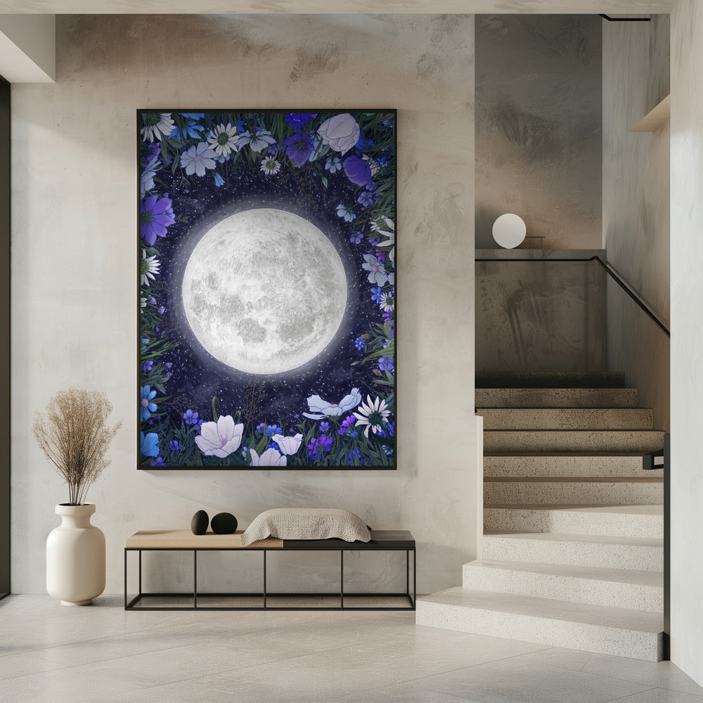 Wall art Midnight In the Meadow Blue Original