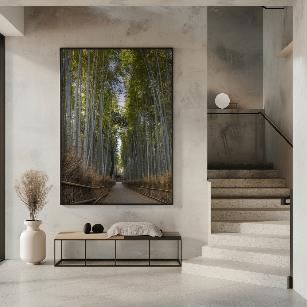 Landscape Photography Canvas Print-wall-art-mighty-arashiyama-bamboo-forest-