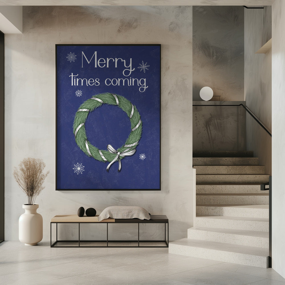 Wall art Merry times coming