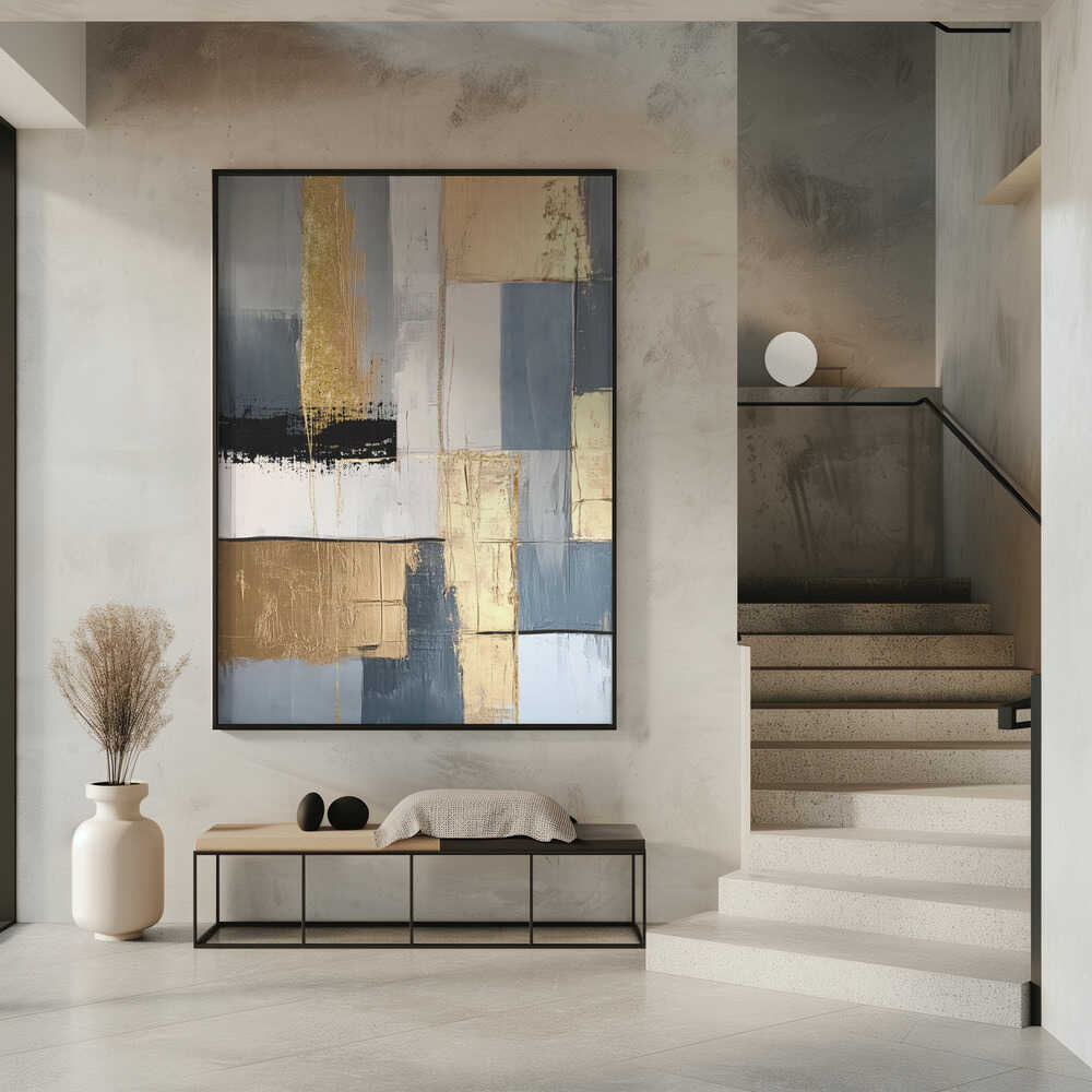 Wall art Golden Greys 1