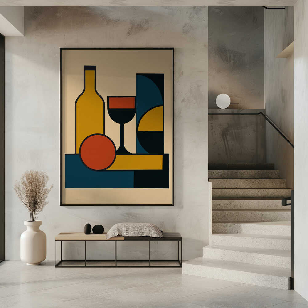 Wall art Geometric Still Life Composition