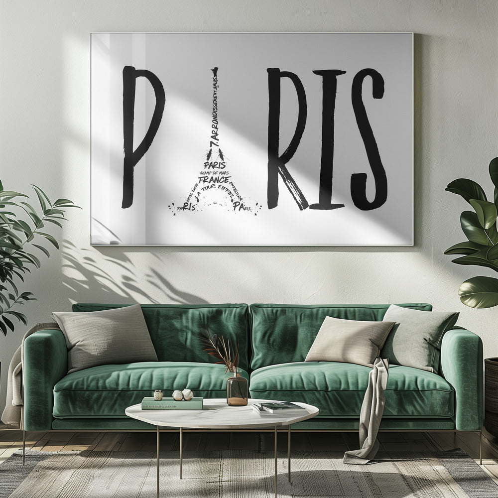 Landscape Photography Canvas Print-wall-art-paris-typography-