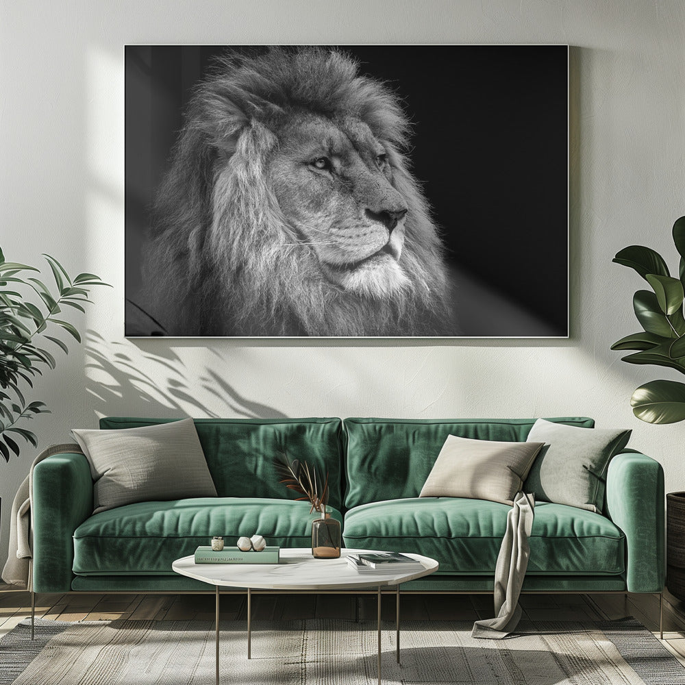 Wall Art Felines Nature-Inspired Canvas Print-wall-art-lion-