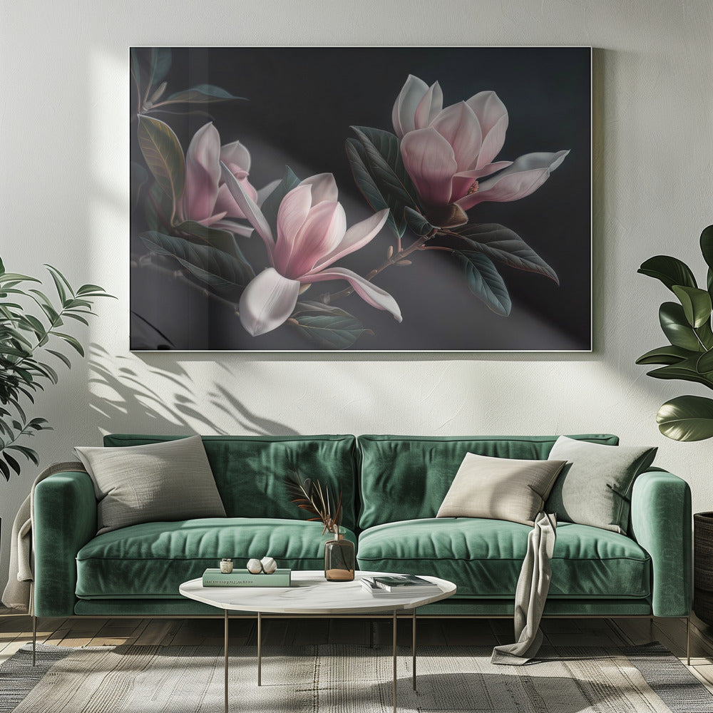 Floral Canvas Print-wall-art-lovely-magnolias-26-