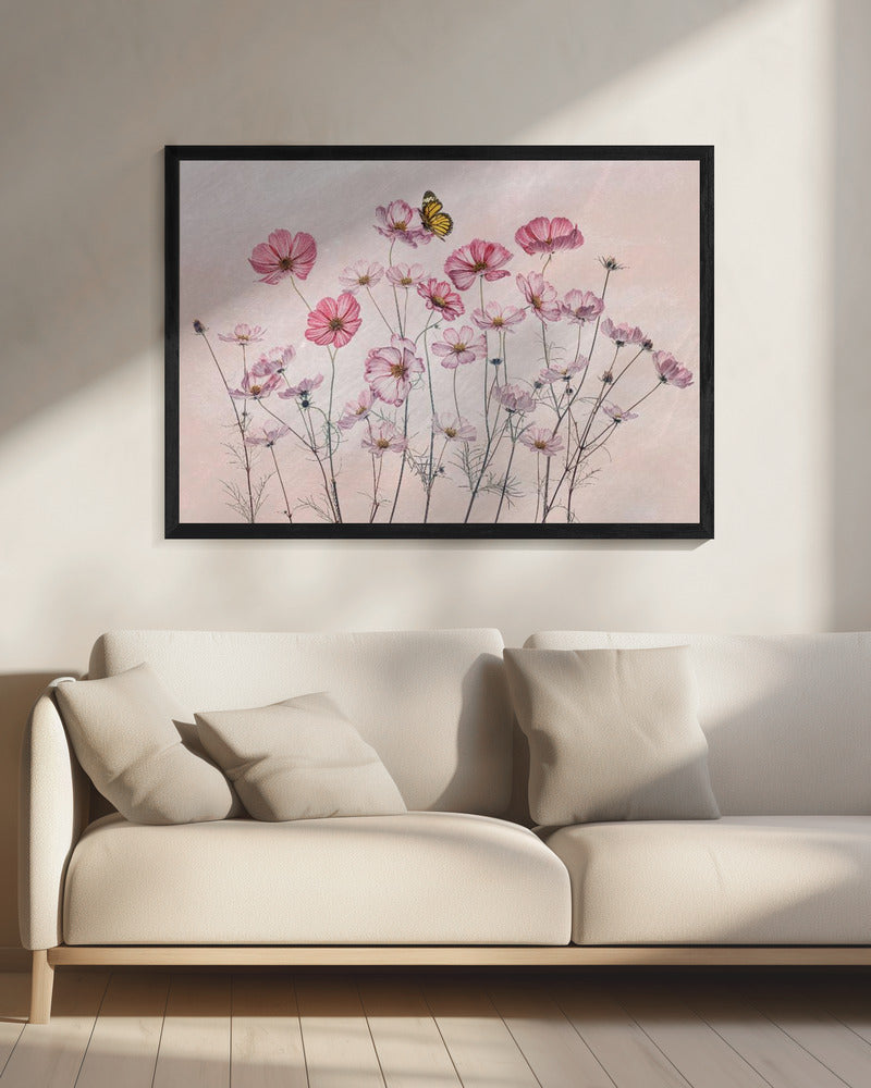  Cosmos and Butterfly Wall Artwork 0
