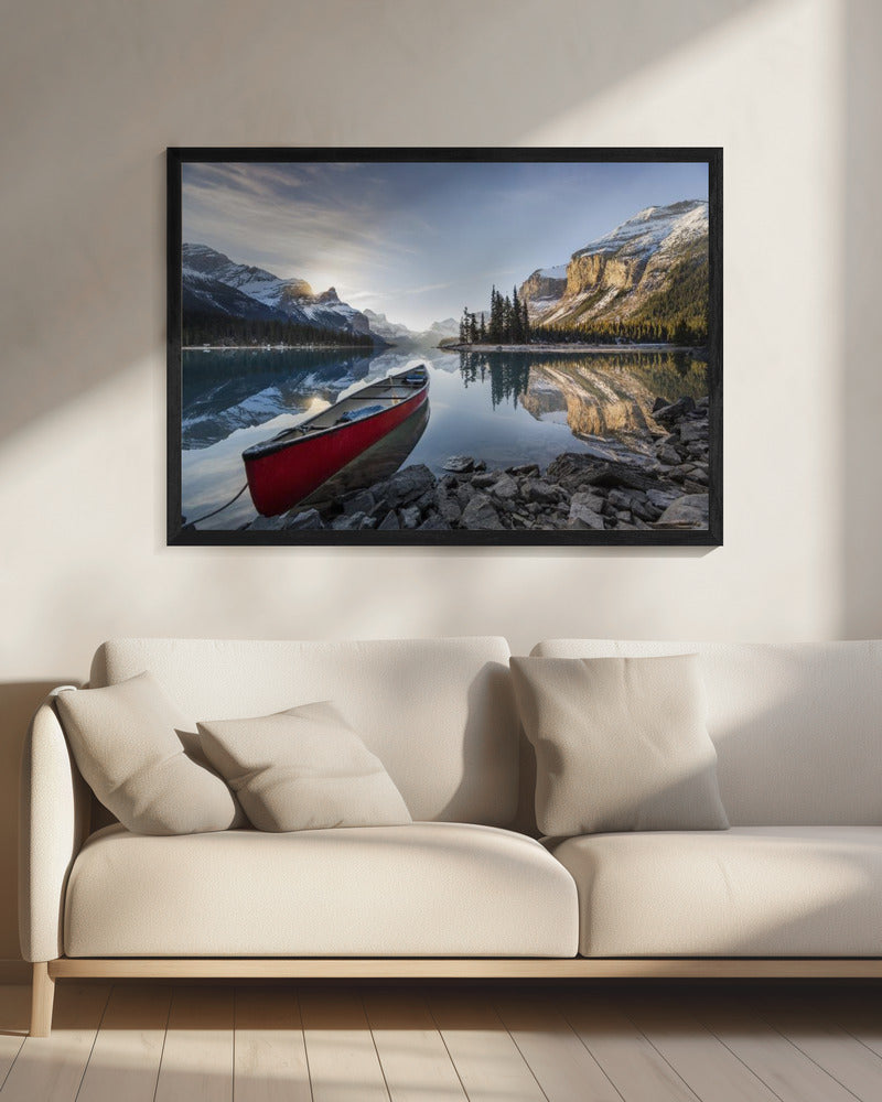 Wall art TRUE CANADIAN Alberta Canvas Print