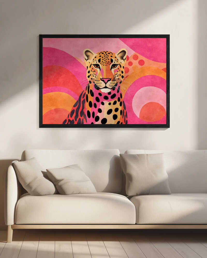 Wall art Fancy Cheetah 001
