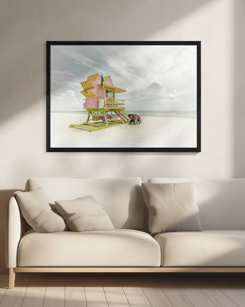 Wall art MIAMI BEACH Vintage Florida Flair