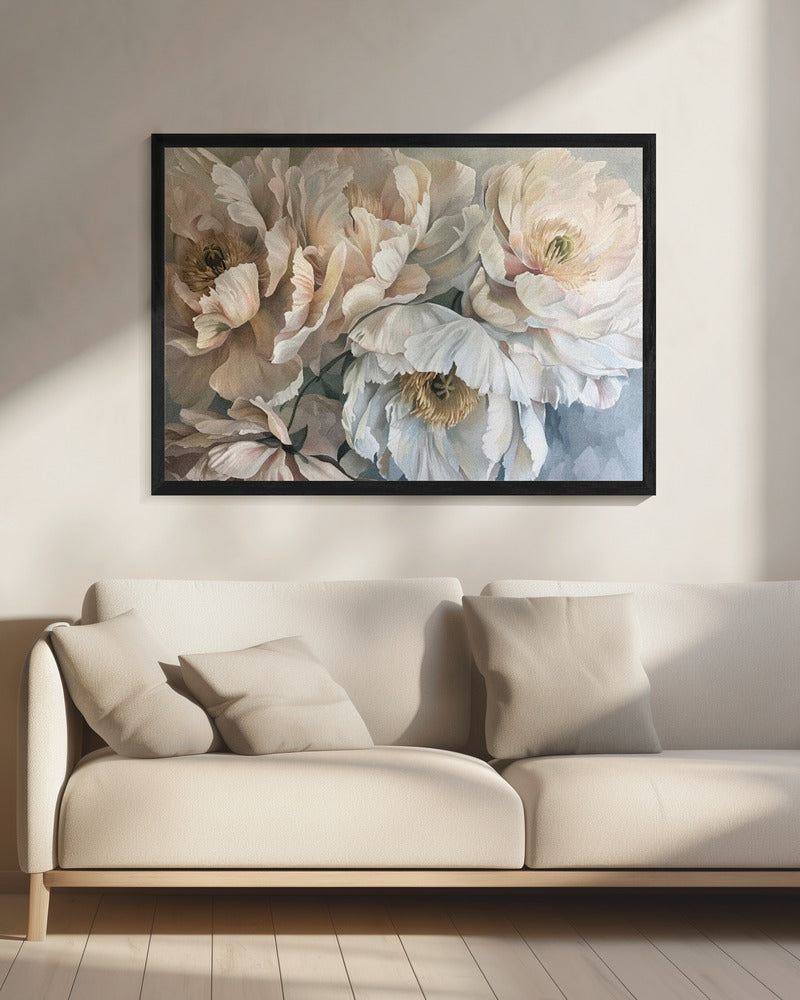 Floral Canvas Print-wall-art-poster-flower-paint-1-inches