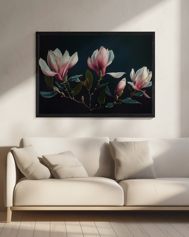 Floral Canvas Print-wall-art-lovely-magnolias-25-