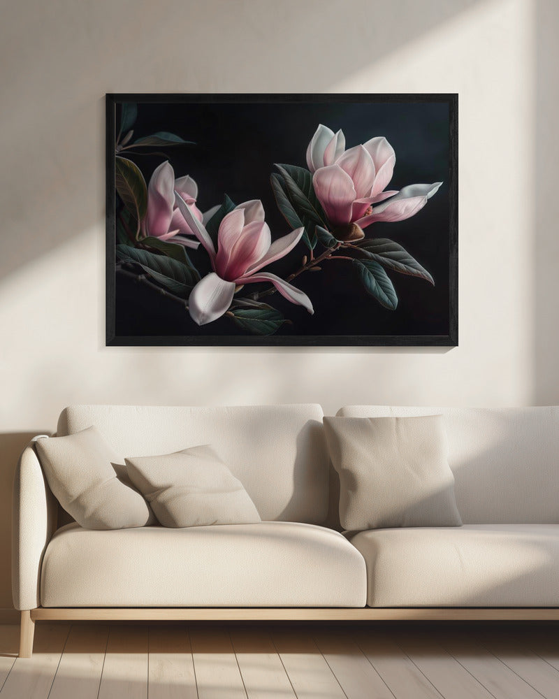 Floral Canvas Print-wall-art-lovely-magnolias-26-