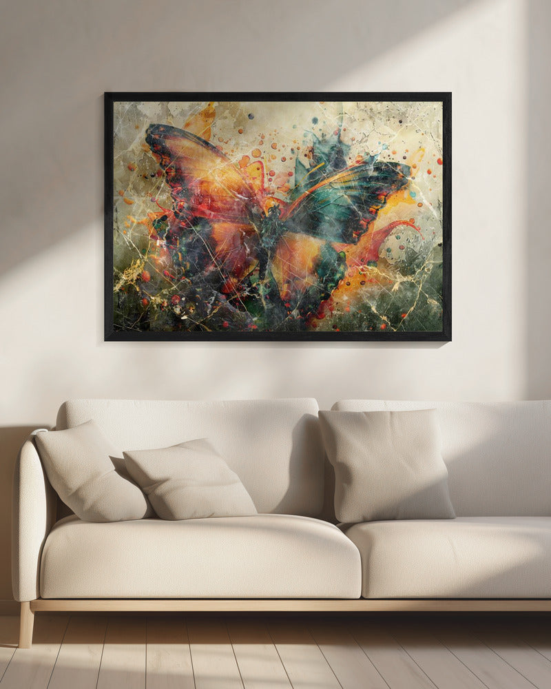 Abstract Art Canvas Print-wall-art-butterfly-animal-vintage-art-illustration-wallart-04-