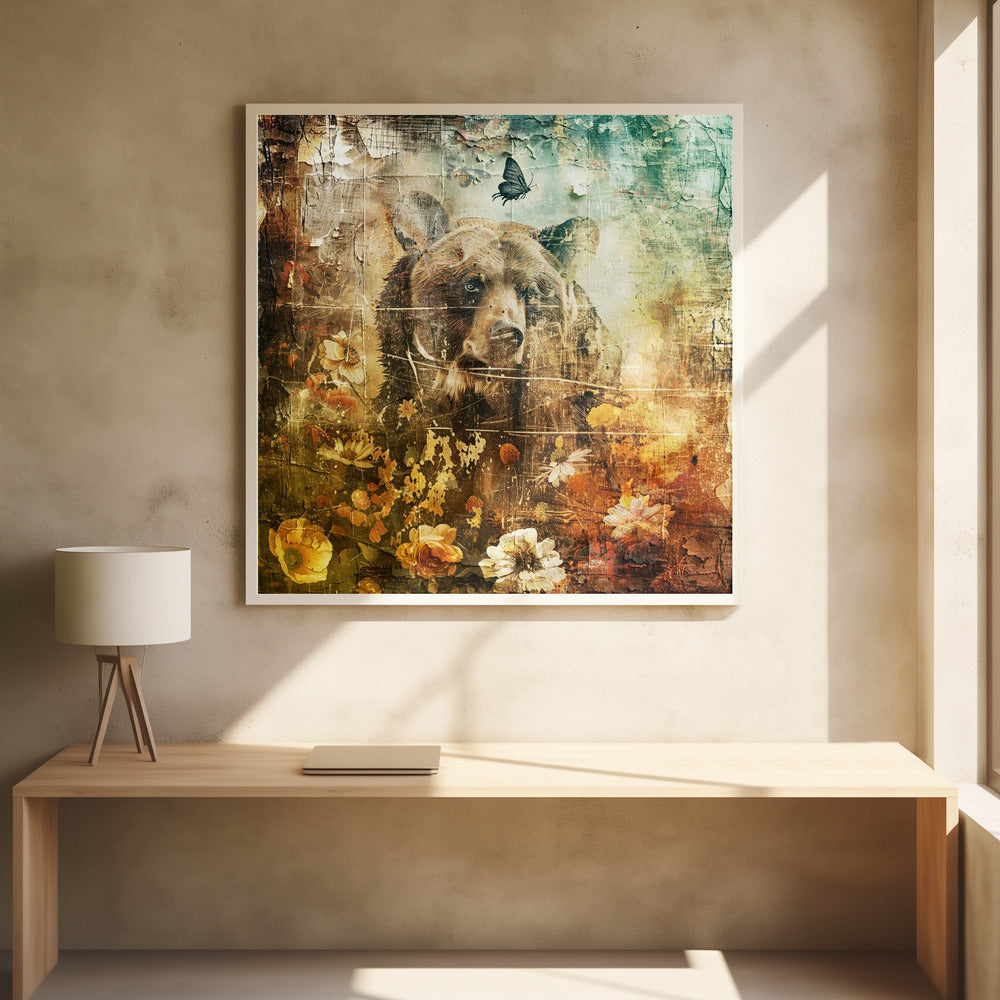 Abstract Art Canvas Print-wall-art-floral-animals-vintage-art-illustration-06-inches