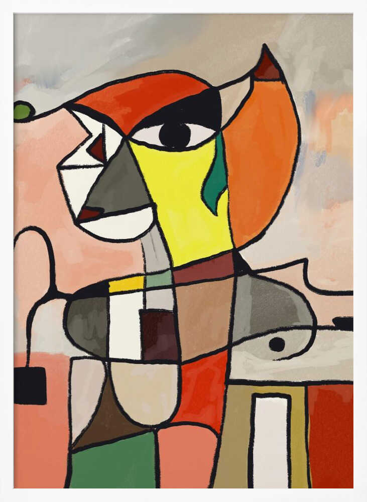 Wall art Colorful Geometric Shapes