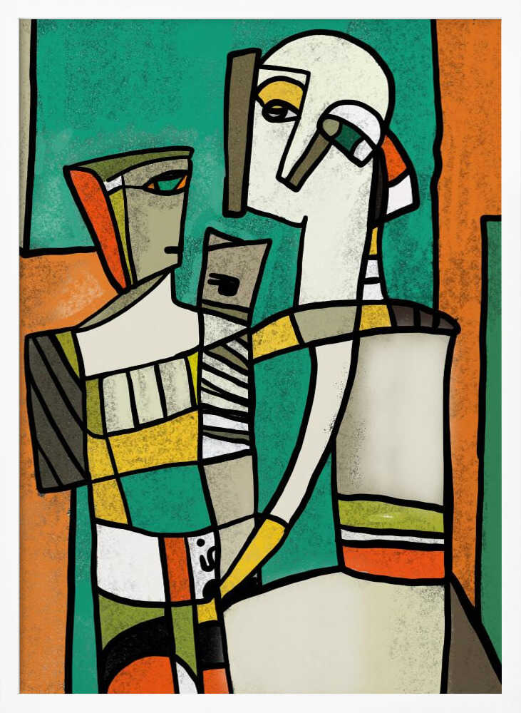 Wall art Abstract Figures Dance