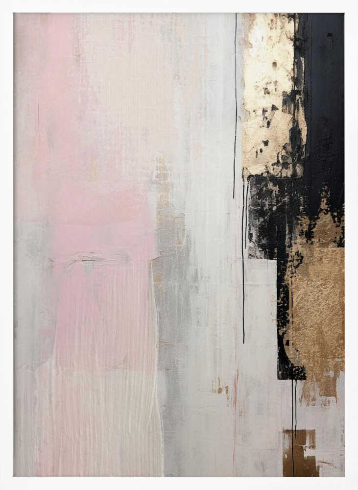 Wall art Pink abstraction