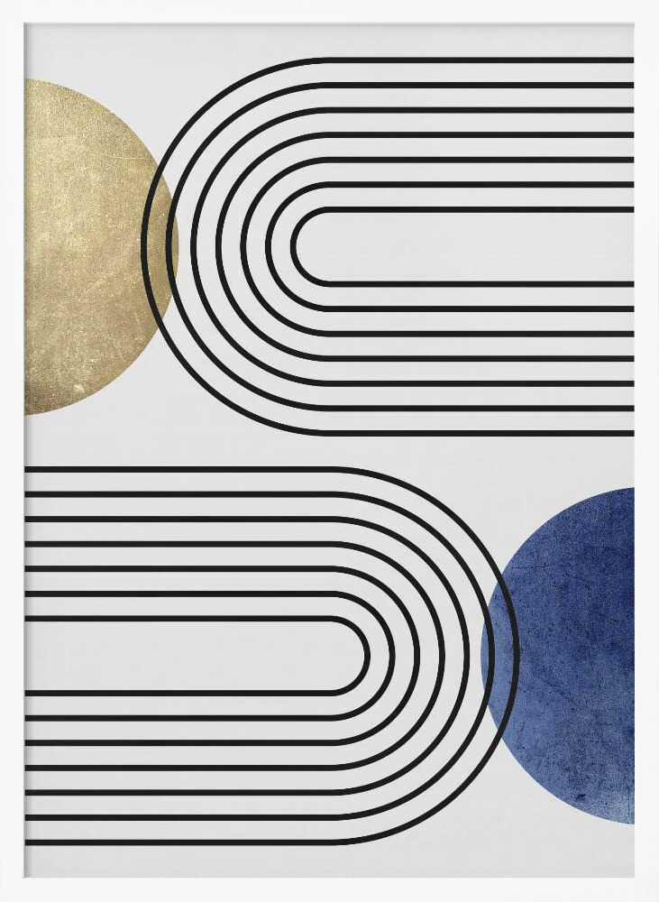 Wall art Curves and Circles