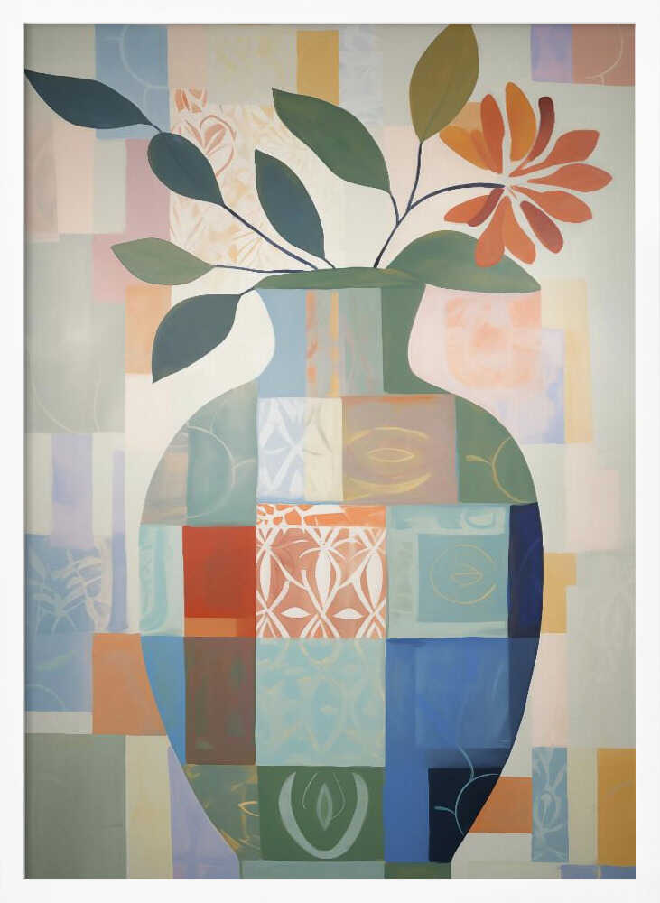 Wall art Abstract Vase