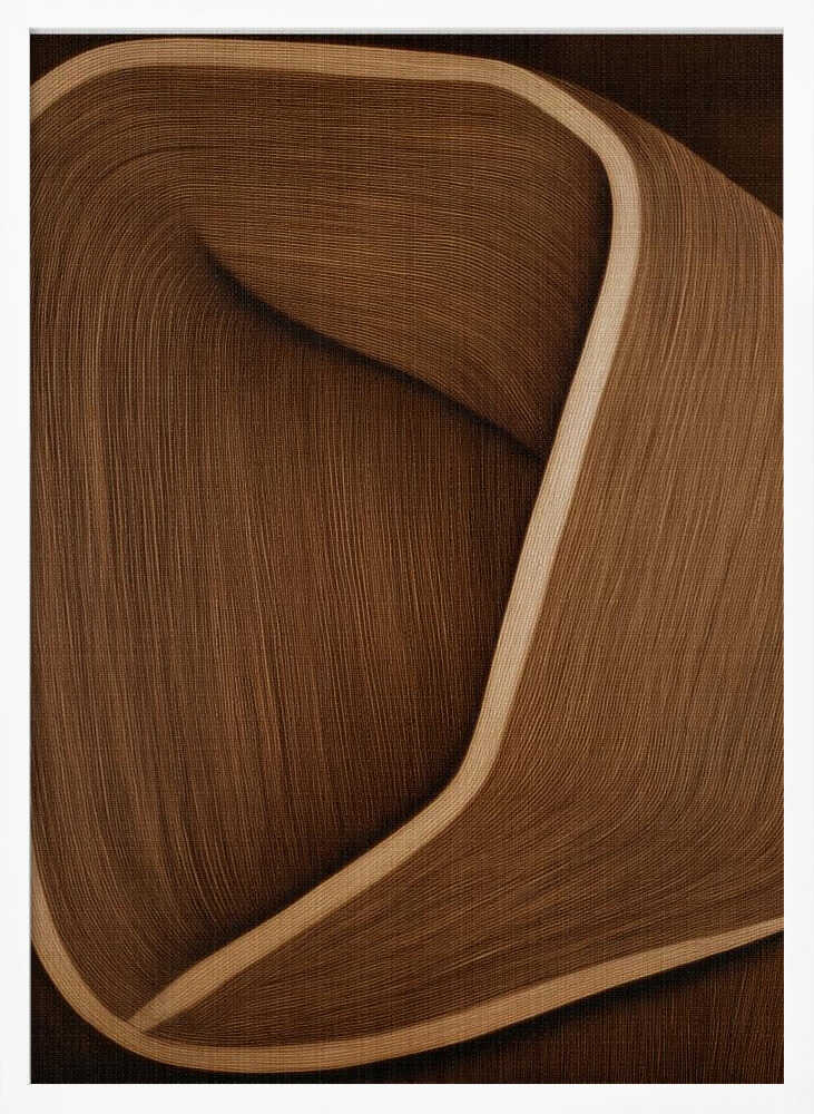 Wall art Caramel lines II