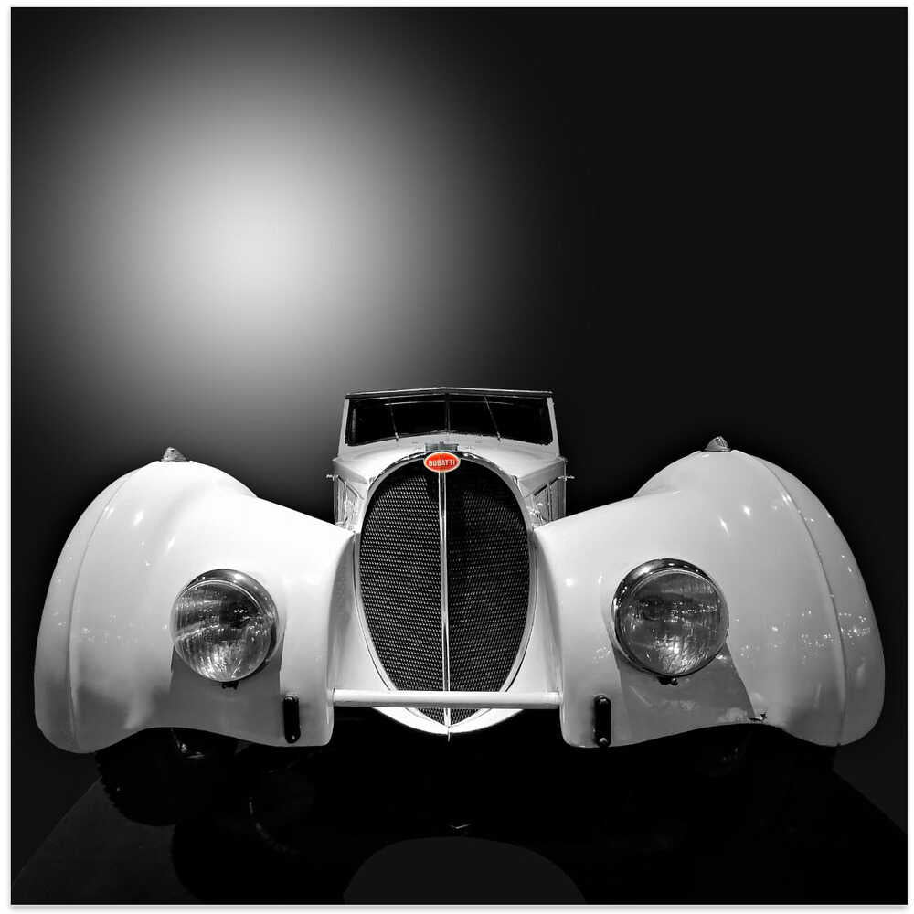 Wall art A White Bugatti