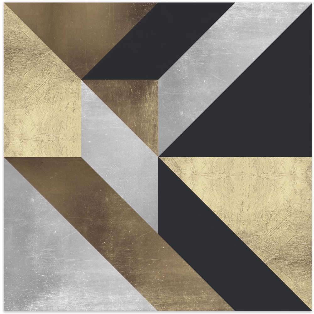 Wall art Golden Geometry