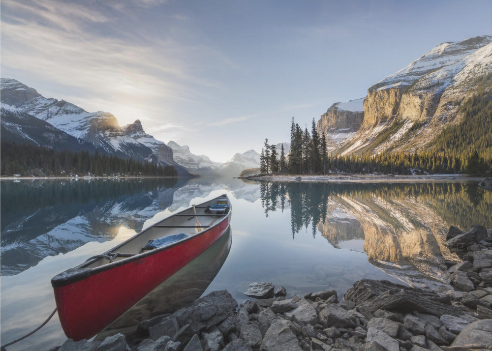 Wall art TRUE CANADIAN Alberta Canvas Print