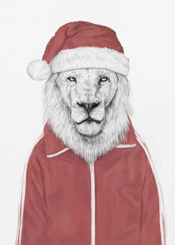 Wall art Santa lion