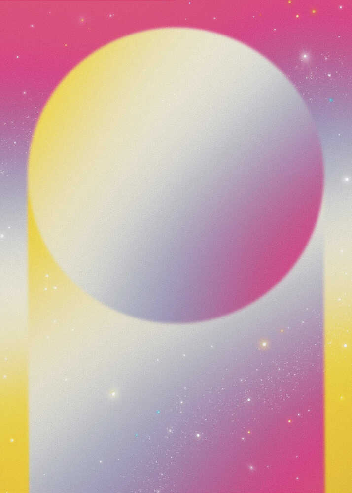 Wall art Minimal Pastel Cosmos