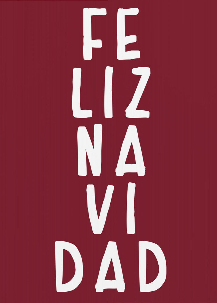 Wall art Simple feliz Navidad