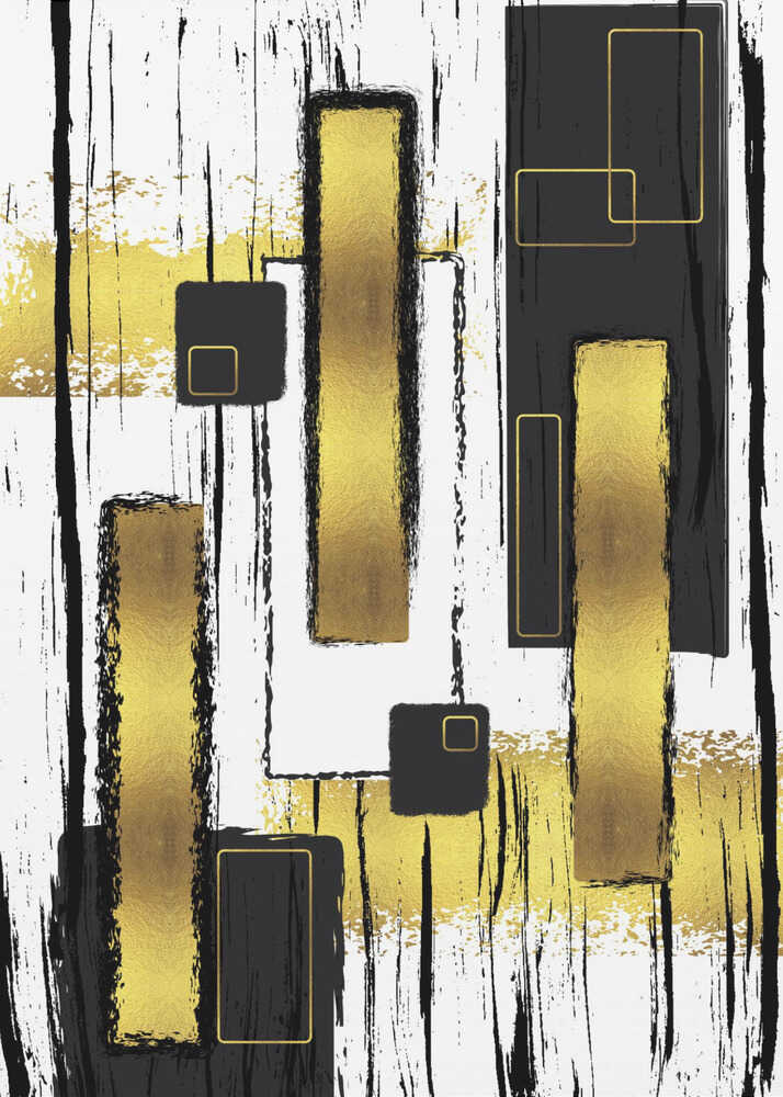 Wall art ABSTRACT ART Lively geometric fun