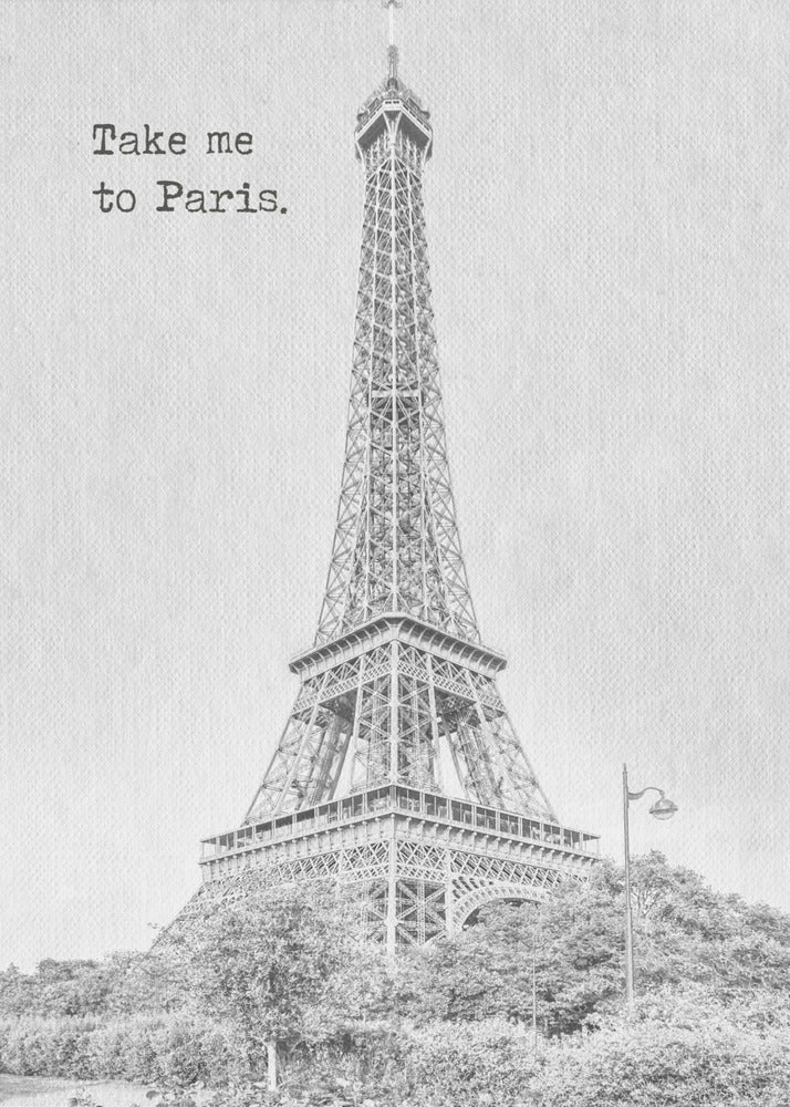 Wall art Take me to Paris