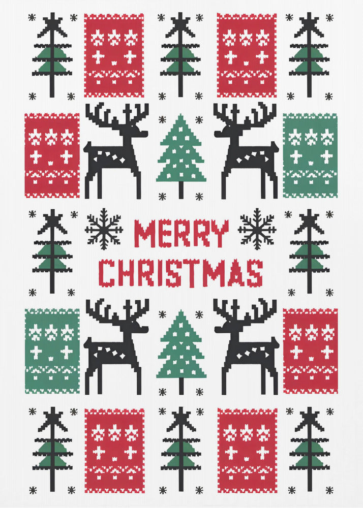 Wall art Merry Christmas Canvas Print