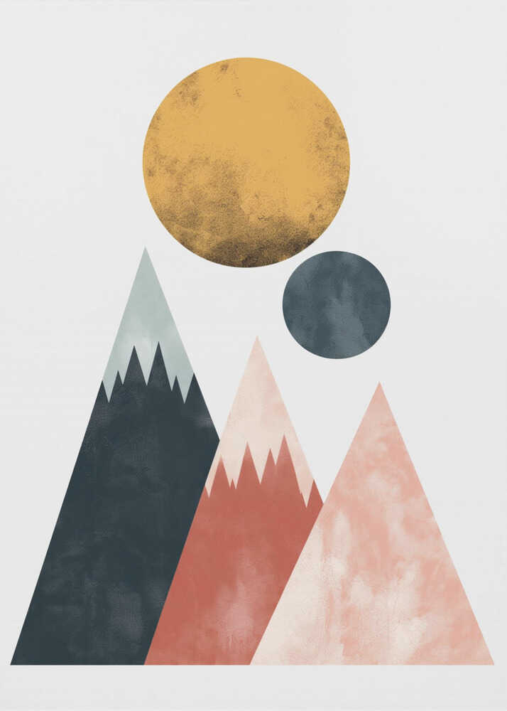 Wall art Two Moons