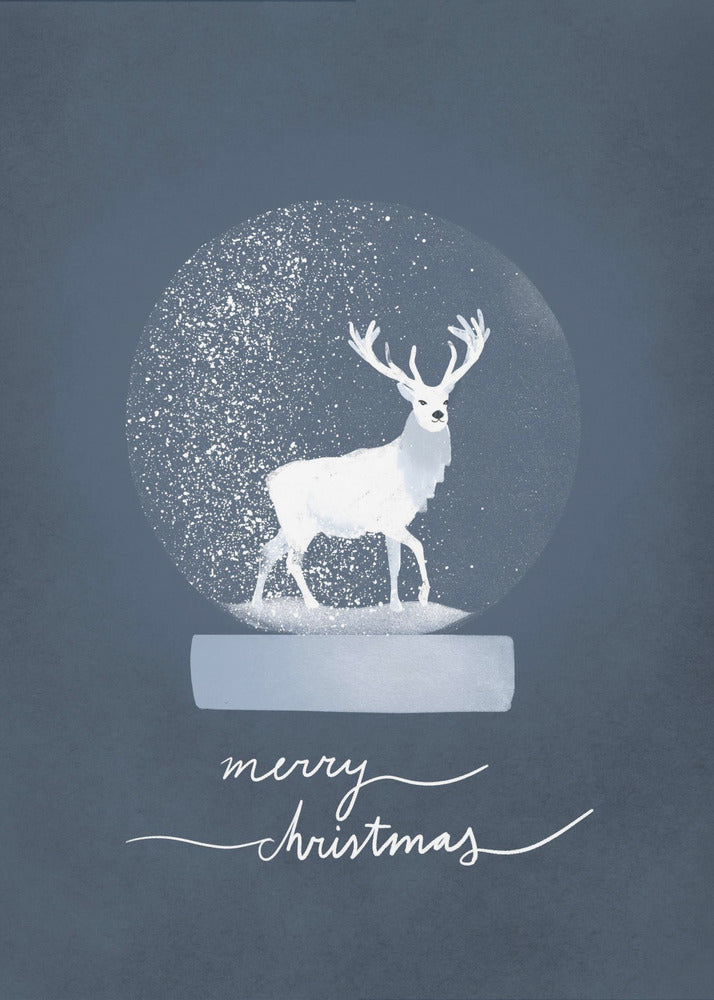 Wall art Snowglobe Deer